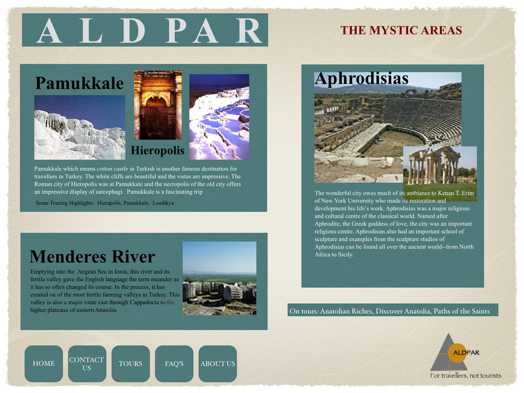 The Mystic Areas, Aphrodisias